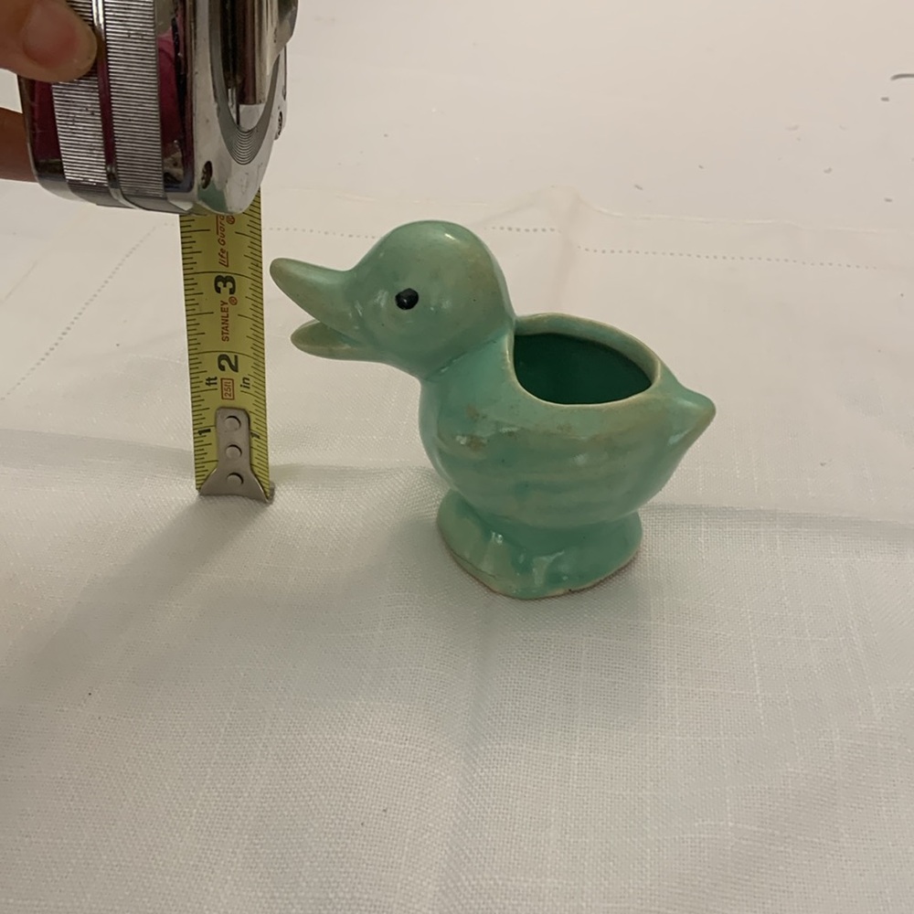 Small green duck planter vintage - Picture 8 of 10